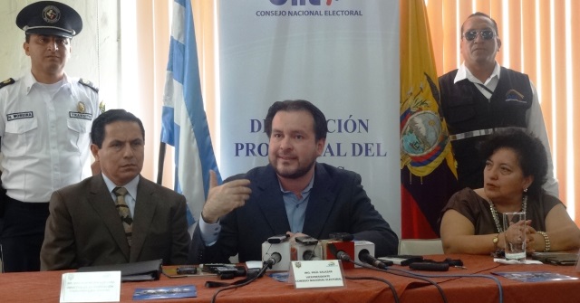 CNE rueda de prensa ps en guayaquil