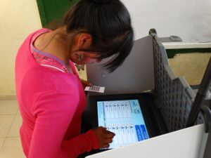 Exitoso simulacro de Voto Electrónico en La Morita