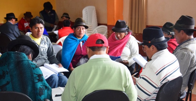 Se realizó el Primer Taller del Programa Piloto ABC de la Democracia en la parroquia Simiatug