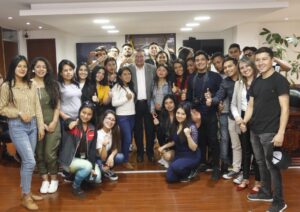 2020-01-10 Se socializa gestión del CNE con universitarios